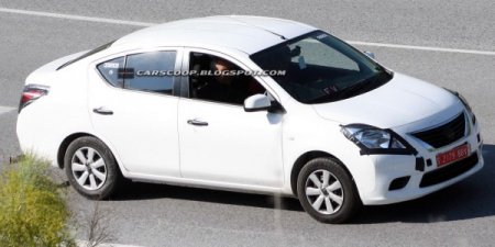 Четырехдверный Nissan Versa/Tiida нового поколения добрался до Европы